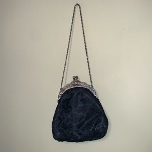 Antique lace hand bag